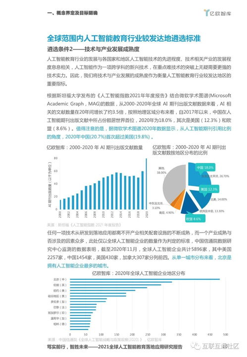 2021全球人工智能教育落地應用研究報告 教育項目與科研文獻的研究與開發